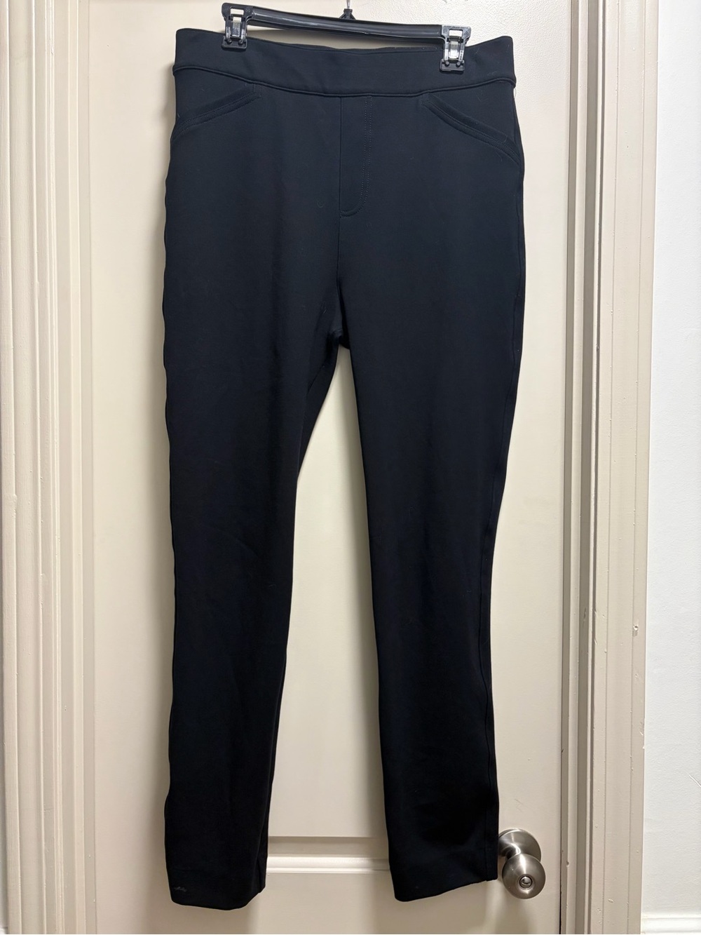 SPANX The Perfect Pant Skinny Black Pull-On Size Large Tall